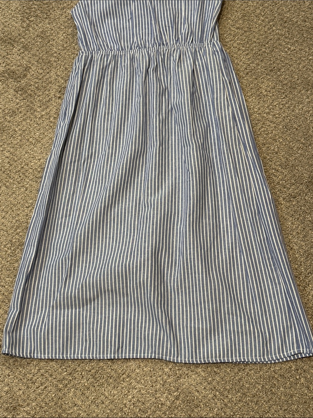 Striped Bow Front Dress - Picture 6 of 10